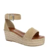 Michael By Michael Shannon Womens Bridgette Wedge Sandal - Tan -Fashion Women Shoe US 01 107382 00