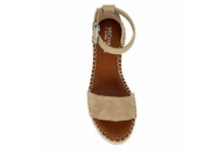 Michael By Michael Shannon Womens Bridgette Wedge Sandal - Tan -Fashion Women Shoe US 01 107382 05
