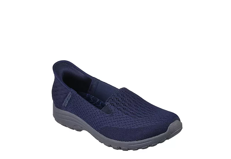 Skechers Womens Slip-ins Reggae Fest 2.0 Guiding Sneaker - Navy 3 Skechers Womens Slip-ins Reggae Fest 2.0 Guiding Sneaker - Navy