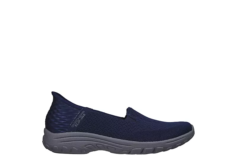 Skechers Womens Slip-ins Reggae Fest 2.0 Guiding Sneaker - Navy 4 Skechers Womens Slip-ins Reggae Fest 2.0 Guiding Sneaker - Navy - Image 2