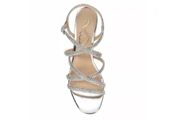 N By Nina Womens Bloom Sandal - Silver -Fashion Women Shoe US 01 107405 05