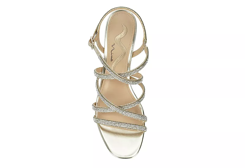 N By Nina Womens Bloom Sandal - Champagne 8 N By Nina Womens Bloom Sandal - Champagne - Image 6