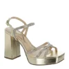 N By Nina Womens Sevyn Platform Sandal - Gold 2 N By Nina Womens Sevyn Platform Sandal - Gold -Fashion Women Shoe US 01 107409 00