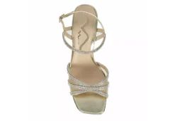 N By Nina Womens Sevyn Platform Sandal - Gold -Fashion Women Shoe US 01 107409 05