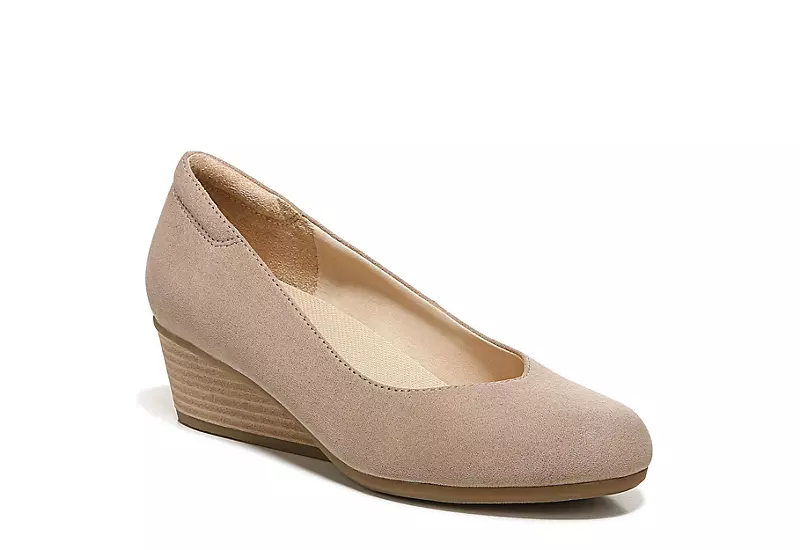 Dr. Scholl's Womens Be Ready Pump - Taupe 3 Dr. Scholl's Womens Be Ready Pump - Taupe