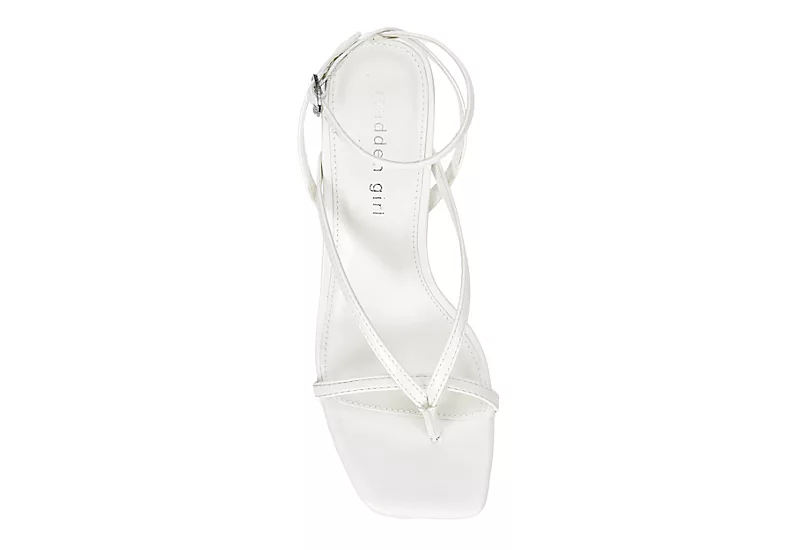 Madden Girl Womens Marrvel Sandal - White 8 Madden Girl Womens Marrvel Sandal - White - Image 6