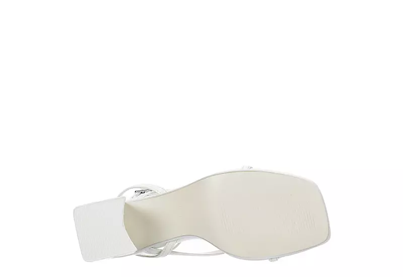 Madden Girl Womens Marrvel Sandal - White 9 Madden Girl Womens Marrvel Sandal - White - Image 7