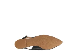 Jack Rogers Womens Serena Slingback Flat - Black -Fashion Women Shoe US 01 107713 03