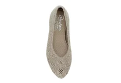 Skechers Womens Cleo 2.0 Knitty Witty Flat - Taupe 14 Skechers Womens Cleo 2.0 Knitty Witty Flat - Taupe -Fashion Women Shoe US 01 107722 05