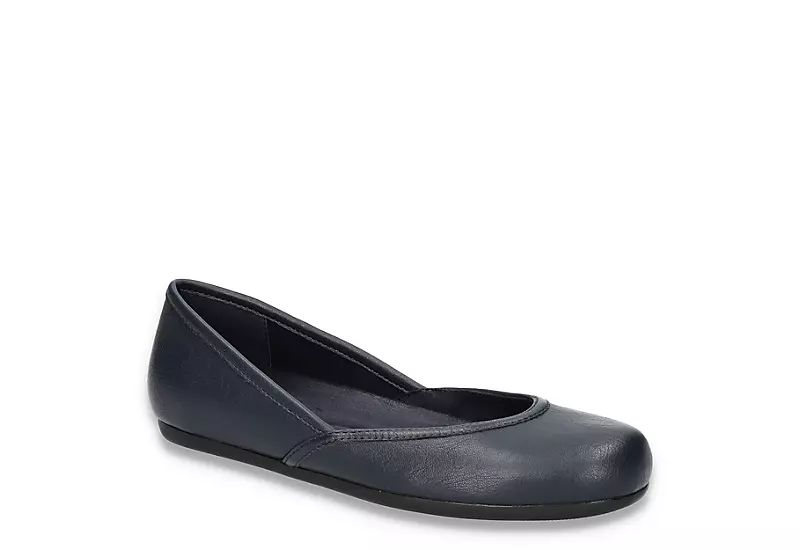 Easy Street Womens Tamar Flat - Navy 3 Easy Street Womens Tamar Flat - Navy