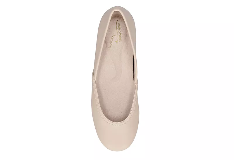 Easy Street Womens Tamar Flat - Bone 8 Easy Street Womens Tamar Flat - Bone - Image 6