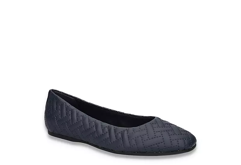 Easy Street Womens Mazi Flat - Navy 3 Easy Street Womens Mazi Flat - Navy
