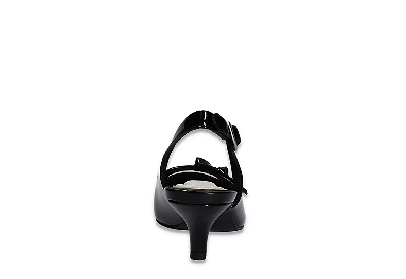 Easy Street Womens Emerin Slingback Pump - Black 7 Easy Street Womens Emerin Slingback Pump - Black - Image 5