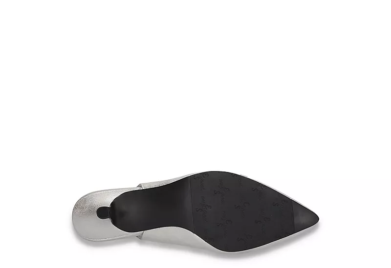 Easy Street Womens Emerin Slingback Pump - Silver 9 Easy Street Womens Emerin Slingback Pump - Silver - Image 7