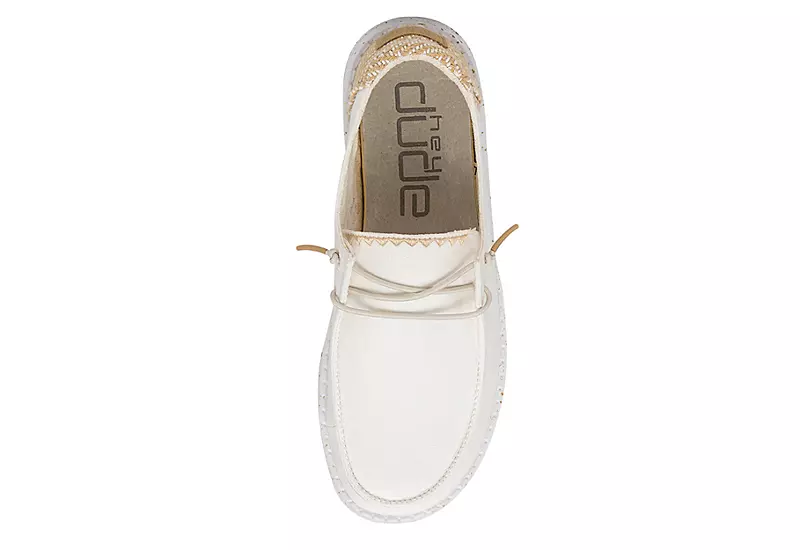 Heydude Womens Wendy Slip On Sneaker - White 7 Heydude Womens Wendy Slip On Sneaker - White - Image 5