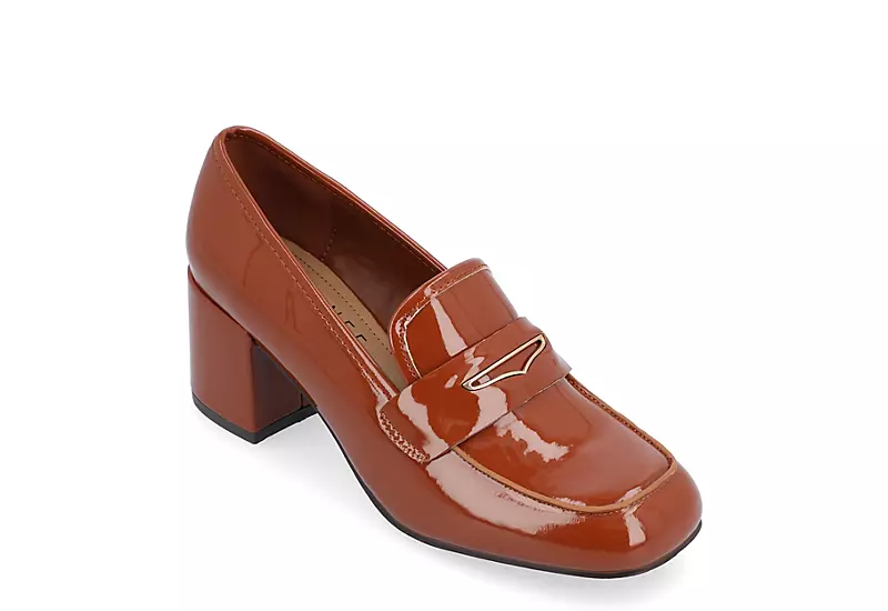 Journee Collection Womens Liyla Pump - Cognac 3 Journee Collection Womens Liyla Pump - Cognac