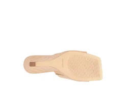 Nine West Womens Rovah Wedge Sandal - Natural -Fashion Women Shoe US 01 108776 04
