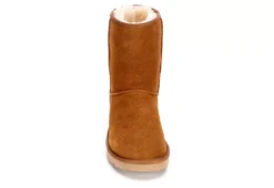 Koolaburra By Ugg Womens Koola Short Fur Boot - Rust -Fashion Women Shoe US 01 122353 02