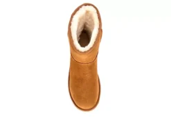 Koolaburra By Ugg Womens Koola Short Fur Boot - Rust -Fashion Women Shoe US 01 122353 05