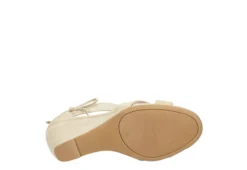 Chinese Laundry Womens Celly Wedge Sandal - Beige -Fashion Women Shoe US 01 132194 06