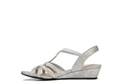 Lifestride Womens Yaya Wedge Sandal - Silver -Fashion Women Shoe US 01 200113 03