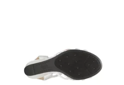 Lifestride Womens Yaya Wedge Sandal - Silver -Fashion Women Shoe US 01 200113 06