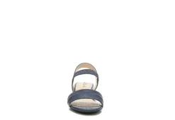 Lifestride Womens Yuma Wedge Sandal - Navy -Fashion Women Shoe US 01 201297 02