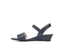 Lifestride Womens Yuma Wedge Sandal - Navy -Fashion Women Shoe US 01 201297 03