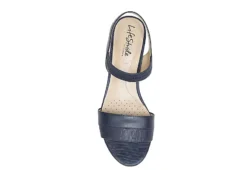 Lifestride Womens Yuma Wedge Sandal - Navy -Fashion Women Shoe US 01 201297 05