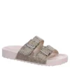 Madden Girl Womens Teddy Footbed Slide Sandal - Blush -Fashion Women Shoe US 01 201894 00
