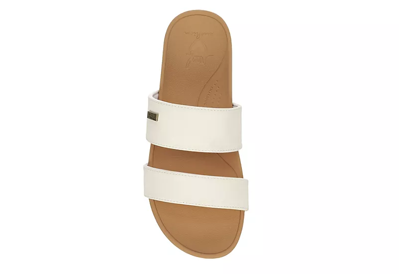 Reef Womens Banded Horizon Hi Slide Sandal - White 8 Reef Womens Banded Horizon Hi Slide Sandal - White - Image 6