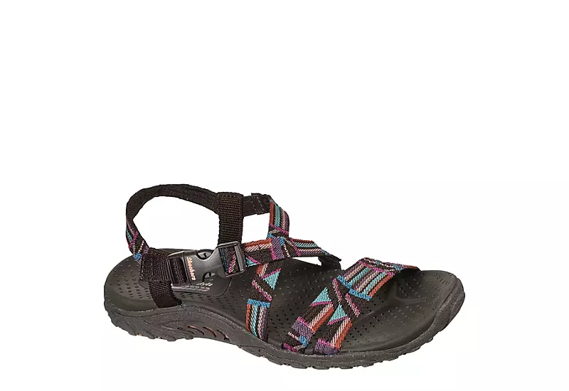 Skechers Womens Reggae Native Vibez Outdoor Sandal - Chocolate 3 Skechers Womens Reggae Native Vibez Outdoor Sandal - Chocolate