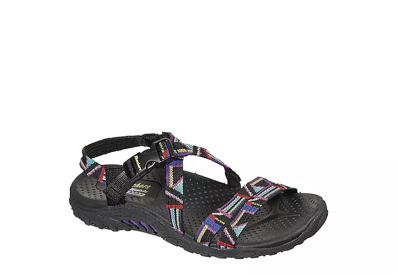 Skechers Womens Reggae Native Vibez Outdoor Sandal - Black 3 Skechers Womens Reggae Native Vibez Outdoor Sandal - Black