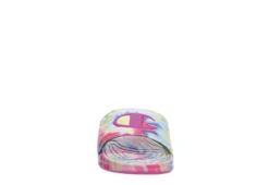 Champion Womens Mega Slide Tie Dye Slide Sandal - Pink 11 Champion Womens Mega Slide Tie Dye Slide Sandal - Pink -Fashion Women Shoe US 01 202432 02