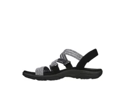Skechers Womens Reggae Slim - Sweet Route Womens Sandal - Black 11 Skechers Womens Reggae Slim - Sweet Route Womens Sandal - Black -Fashion Women Shoe US 01 202492 02