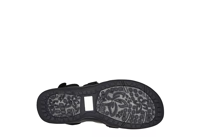 Skechers Womens Reggae Slim - Sweet Route Womens Sandal - Black 7 Skechers Womens Reggae Slim - Sweet Route Womens Sandal - Black - Image 5