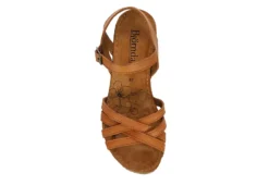 Bjorndal Womens Lily Wedge Sandal - Tan -Fashion Women Shoe US 01 202508 05