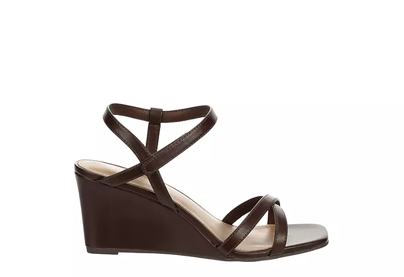 Michael By Michael Shannon Womens Lulu Wedge Sandal - Espresso 3 Michael By Michael Shannon Womens Lulu Wedge Sandal - Espresso - Image 2
