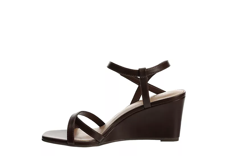 Michael By Michael Shannon Womens Lulu Wedge Sandal - Espresso 5 Michael By Michael Shannon Womens Lulu Wedge Sandal - Espresso - Image 4