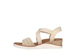Skechers Womens Arch Fit Beach Kiss Sandal - Natural 11 Skechers Womens Arch Fit Beach Kiss Sandal - Natural -Fashion Women Shoe US 01 202836 02