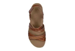 Skechers Womens Beverlee-delicate Glow Wedge Sandal - Cognac -Fashion Women Shoe US 01 202852 03
