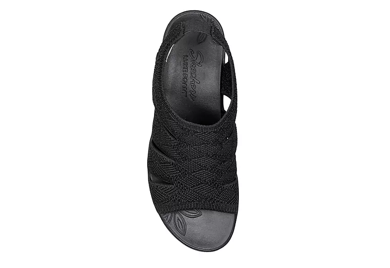 Skechers Womens Pier Lite-memory Maker Sandal - Black 8 Skechers Womens Pier Lite-memory Maker Sandal - Black - Image 6