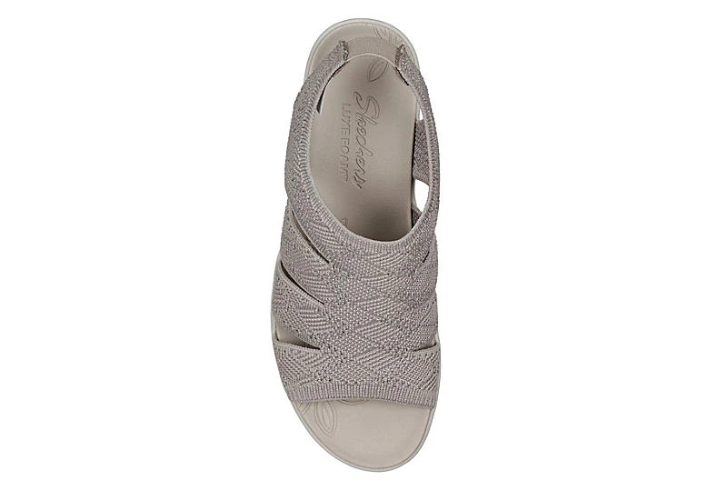 Skechers Womens Pier Lite-memory Maker Sandal - Taupe 8 Skechers Womens Pier Lite-memory Maker Sandal - Taupe - Image 6