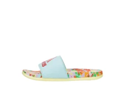 Adidas Womens Adilette Comfort Slide Sandal - Aqua -Fashion Women Shoe US 01 203097 03