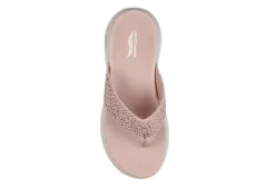 Skechers Womens Dazzle- Arch Fit Flip Flop Sandal - Pink 12 Skechers Womens Dazzle- Arch Fit Flip Flop Sandal - Pink -Fashion Women Shoe US 01 203276 03