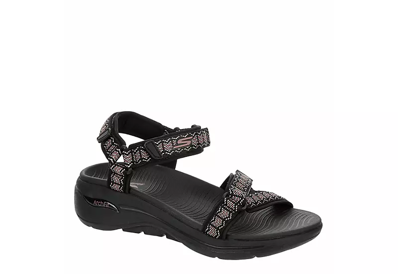 Skechers Womens Affinity Sandal - Black 3 Skechers Womens Affinity Sandal - Black