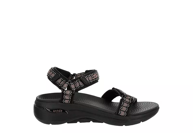 Skechers Womens Affinity Sandal - Black 4 Skechers Womens Affinity Sandal - Black - Image 2