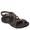 Skechers Womens Reggae Irie Mon Trail Grazer Outdoor Sandal - Chocolate -Fashion Women Shoe US 01 203282 00
