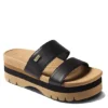 Reef Womens Banded Horizon 2.5 Slide Sandal - Black -Fashion Women Shoe US 01 203285 00