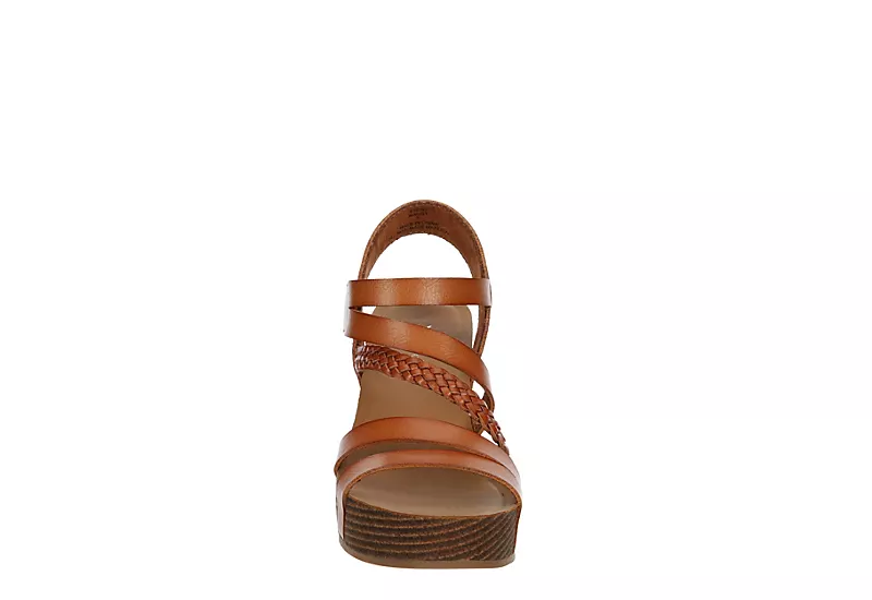 Xappeal Womens Maggy Wedge Sandal - Cognac 5 Xappeal Womens Maggy Wedge Sandal - Cognac - Image 3
